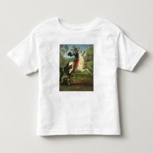 Camiseta Infantil St George que esforça-se com o dragão
