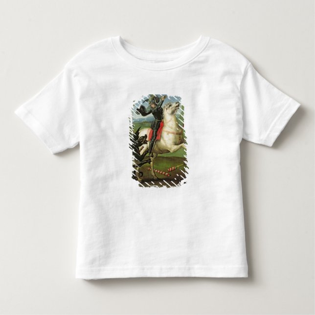 Camiseta Infantil St George que esforça-se com o dragão (Frente)
