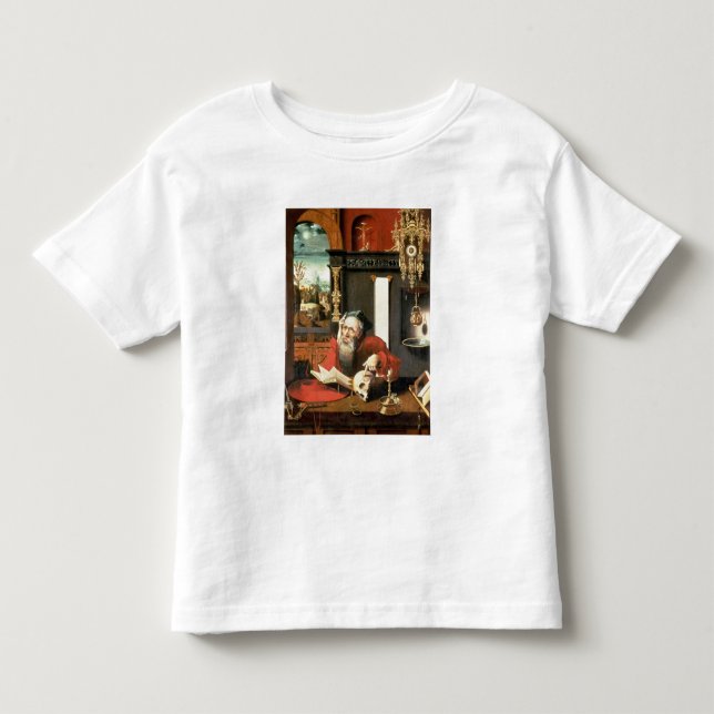Camiseta Infantil St Jerome em seu estudo (Frente)