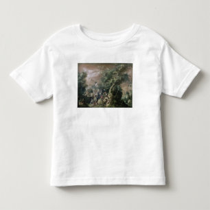 Camiseta Infantil St John o baptista que Preaching (óleo em canvas)