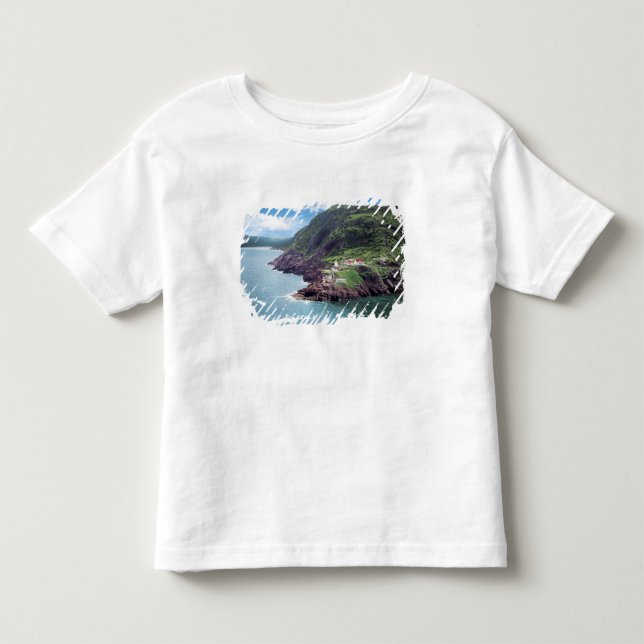 Camiseta Infantil St. John's, Terra Nova, Canadá, Forte histórico (Frente)