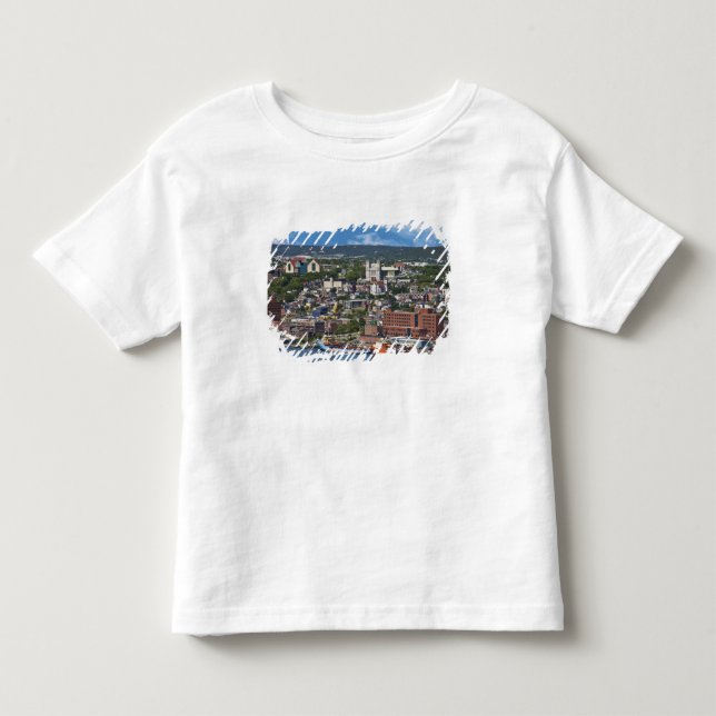 Camiseta Infantil St. John's, Terra Nova e Labrador, Canadá, a costa (Frente)