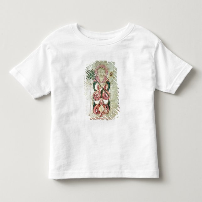 Camiseta Infantil St Luke e sua vitela voada (Frente)