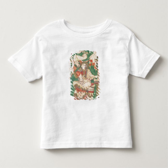 Camiseta Infantil St Mark, de um evangelho da abadia de Corbie (Frente)