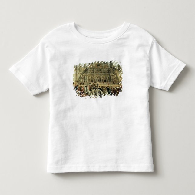 Camiseta Infantil St Mark que Preaching em Alexandria, Egipto, (Frente)