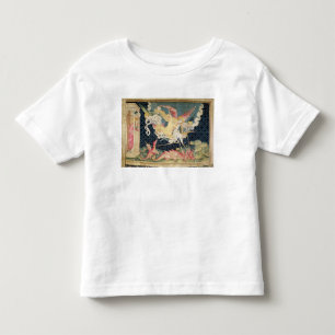 Camiseta Infantil St Michael e seus anjos que lutam o dragão