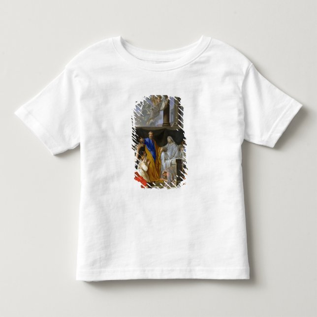 Camiseta Infantil St Peter que Resurrecting a viúva Tabitha, 1652 (Frente)
