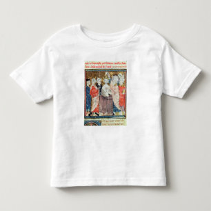 Camiseta Infantil St. Remigius, Bishop do baptismo de Rheims