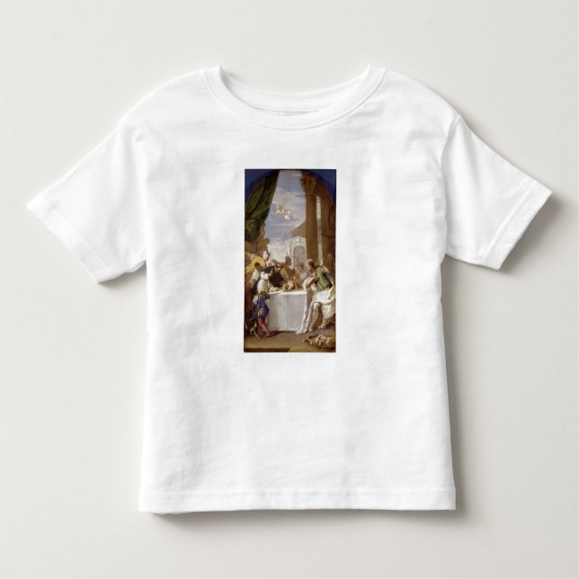 Camiseta Infantil St. Vincent Ferrer que executa um milagre (Frente)