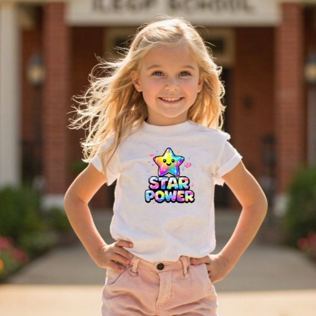 Camiseta Infantil Star Power Y2K Pop Kids Tee (Criador carregado)