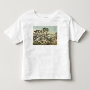 Camiseta Infantil Staten Island e os estreitos do forte Hamilton