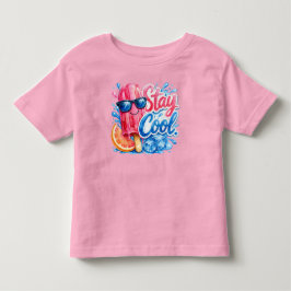 Camiseta Infantil Stay Cool Popsicle Baby Toddler 