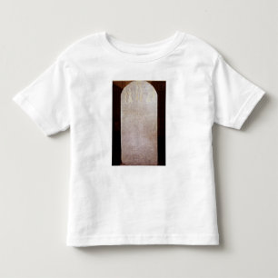 Camiseta Infantil Stela da vitória de Merenptah conhecido como