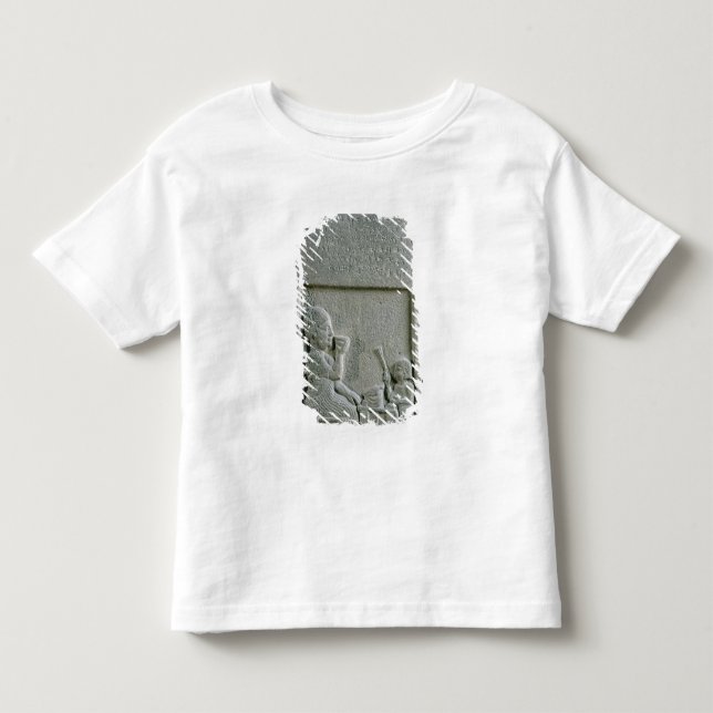Camiseta Infantil Stela de Si'gabbor, padre do deus da lua (Frente)