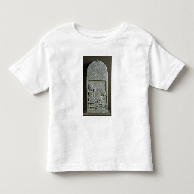 Camiseta Infantil Stela de Si'gabbor, padre do deus da lua (Frente)