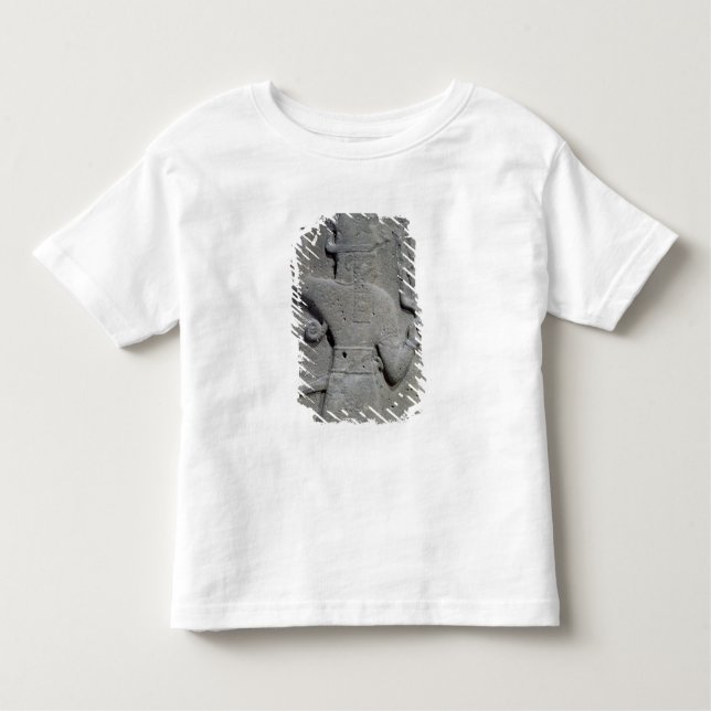 Camiseta Infantil Stela de Teshub, deus sírio da tempestade (Frente)