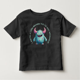 Camiseta Infantil Stewart: O Adorável Monstro Pequeno