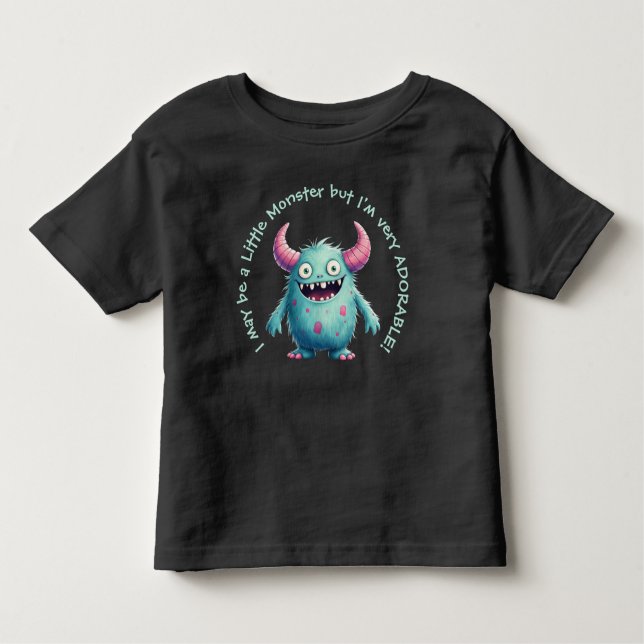 Camiseta Infantil Stewart: O Adorável Monstro Pequeno (Frente)