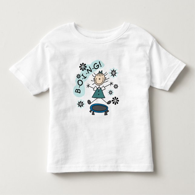 Camiseta Infantil Stick Girl em T-shirts e presentes (Frente)