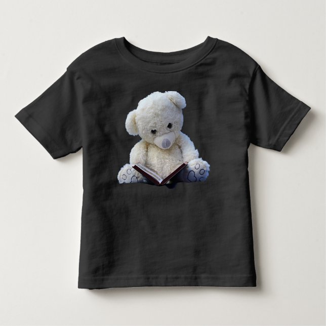 Camiseta Infantil Still life, Teddy, White (Frente)