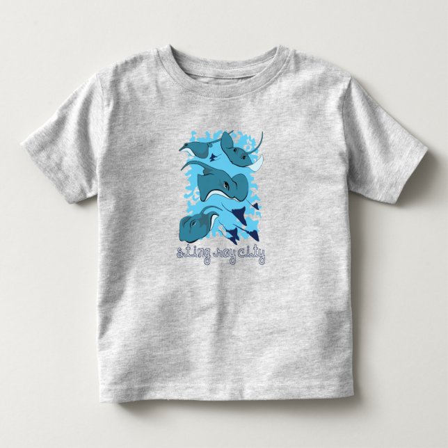 Camiseta Infantil Sting Ray City (Frente)