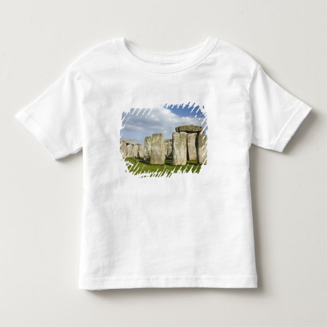 Camiseta Infantil Stonehenge (cerca de 2500 BC), UNESCO World 3 (Frente)