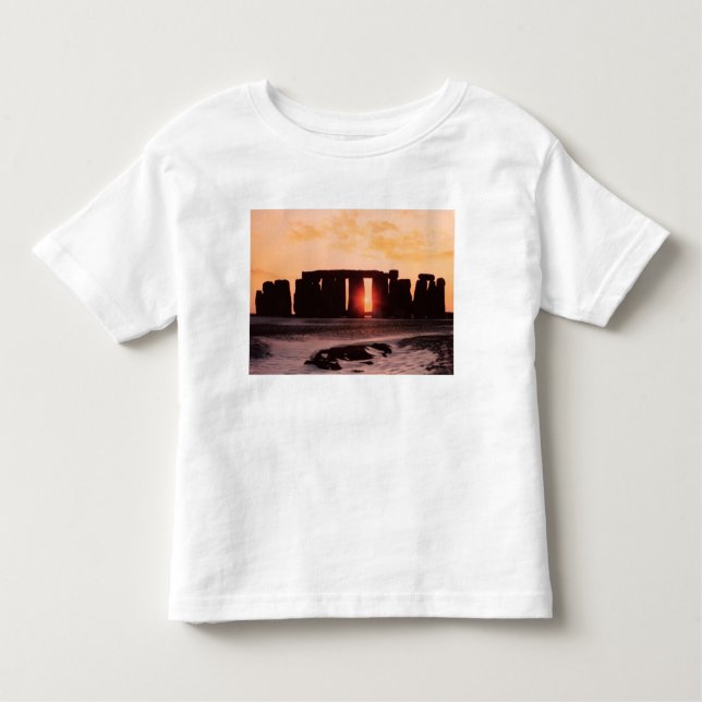 Camiseta Infantil Stonehenge, solstício de inverno (Frente)