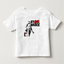 Camiseta Infantil Stop Wars Parody Logo