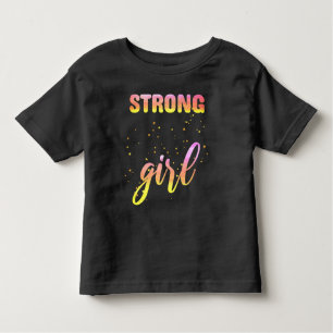 Camiseta Infantil Strong Girl Pastel Star
