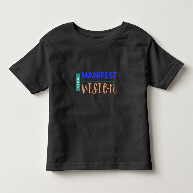 Camiseta Infantil Sua Visão Manifesta, Toddler T-shirt (Frente)
