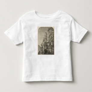 Camiseta Infantil Subida da grande pirâmide