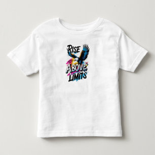 Camiseta Infantil Subir acima dos limites do T-Shirt da águia
