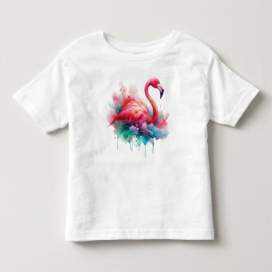 Camiseta Infantil Sublimação Flamingo
