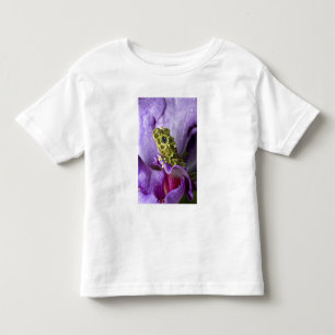 Camiseta Infantil Sudeste do Vietnã. Close-up de rã-arbórea musgosa