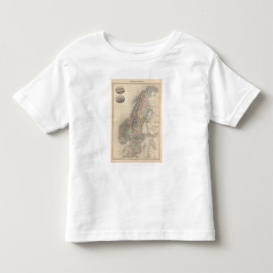 Camiseta Infantil Suecia e Noruega 2