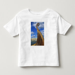 Camiseta Infantil Suécia, Estocolmo, porto, a partir de Gamla Stan,