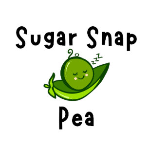 Camiseta Infantil Sugar Snap Pea Um nome de animal de companhia retr