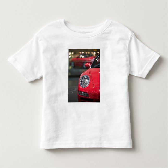 Camiseta Infantil SUIÇA, GENEBRA: 75.º Ano de Genebra Auto 8 (Frente)