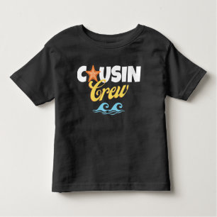 Camiseta Infantil Summer Beach Cousin Crew Matching