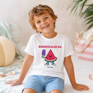 Camiseta Infantil Summer Slice Co Melancia