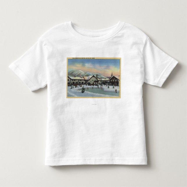 Camiseta Infantil Sun Valley, identificação - pensão do desafiador (Frente)