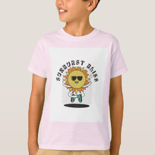 Camiseta Infantil Sunbrust Bliss Feliz Sol