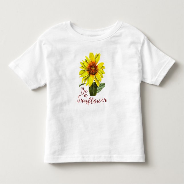 Camiseta Infantil Sunflower Toddler T-Shirt (Frente)