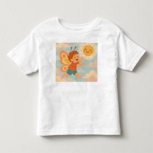 Camiseta Infantil Sunshine Chaser - Dreamy Summer Tee para Crianças