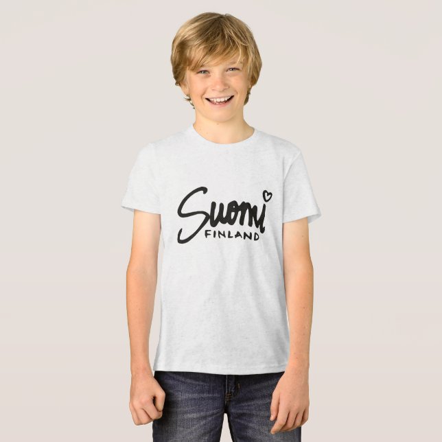 Camiseta infantil Suomi Finland 1 (Frente Completa)