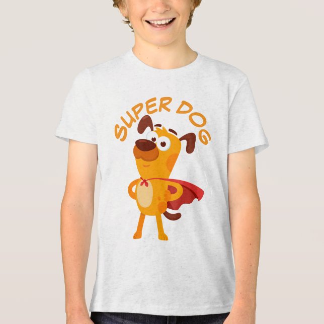 Camiseta Infantil Super Cachorro (Frente)
