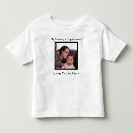 Camiseta Infantil Super Energia do mamãe