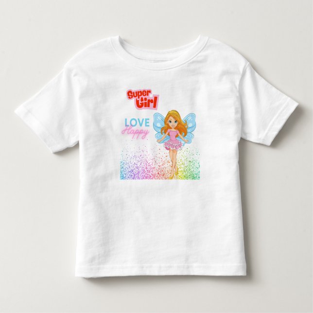 Camiseta Infantil Super Garota (Frente)