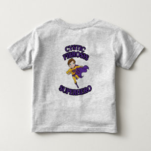 Camiseta Infantil Super-herói da fibrose cística de Jordão…