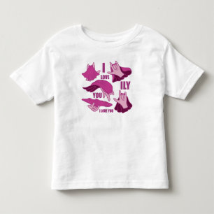 Camiseta Infantil Super-herói ILY - Design ASL